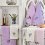 6 Parça Mutfak Kurulama Bezi 40 X 60 Cm Lavender Flower