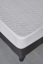 200X200 Kapitoneli Çift Kişilik Sıvı Geçirmez Alez Fitted Geçmeli Yatak Koruyucu - Görsel 2