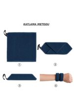 Mira Home Sporcu Havlu El Bilekliği Ter Havlusu Yumuşak Mikrofiber - Görsel 2