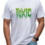 Oversize Baskılı T-Shirt Pamuklu Süprem Kumaş Bisiklet Yakalı