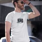 Erkek Özel Baskılı Modern Fit %100 Pamuk Bisiklet Yaka T-Shirt