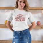 Kadın Özel Baskılı Modern Fit %100 Pamuk Bisiklet Yaka T-Shirt