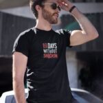 Unisex Erkek/Kadın Özel Baskılı Modern Fit %100 Pamuk Bisiklet Yaka T-Shirt
