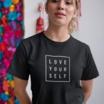 Unisex Erkek/Kadın Özel Baskılı Modern Fit %100 Pamuk Bisiklet Yaka T-Shirt