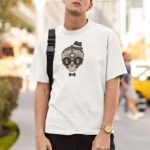 ERKEK Özel Baskılı Modern Fit %100 Pamuk Bisiklet Yaka T-Shirt