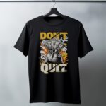 Oversize 24/1 Penye DTF Baskılı T-Shirt - DTF113