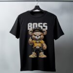 Oversize 24/1 Penye DTF Baskılı T-Shirt - DTF119