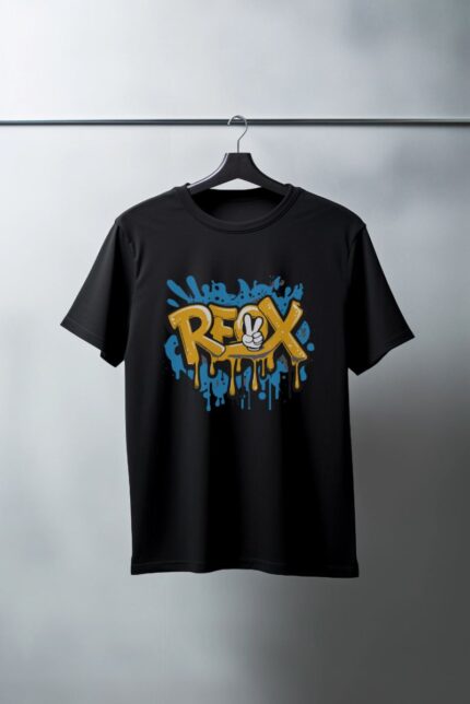 Oversize 24/1 Penye DTF Baskılı T-Shirt - DTF122