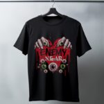 Oversize 24/1 Penye DTF Baskılı T-Shirt - DTF128