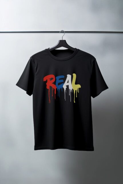 Oversize 24/1 Penye DTF Baskılı T-Shirt - DTF132