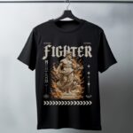 Oversize 24/1 Penye DTF Baskılı T-Shirt - DTF139