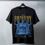 Oversize 24/1 Penye DTF Baskılı T-Shirt - DTF140