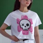 Oversize 24/1 Penye DTF Baskılı T-Shirt - DTF146