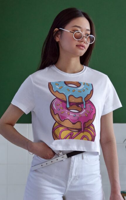 Oversize 24/1 Penye DTF Baskılı T-Shirt - DTF149