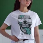 Oversize 24/1 Penye DTF Baskılı T-Shirt - DTF150