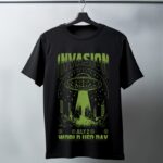 Oversize 24/1 Penye DTF Baskılı T-Shirt - DTF158