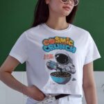 Oversize 24/1 Penye DTF Baskılı T-Shirt - DTF174