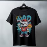 Oversize 24/1 Penye DTF Baskılı T-Shirt - DTF176