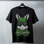 Oversize 24/1 Penye DTF Baskılı T-Shirt - DTF177