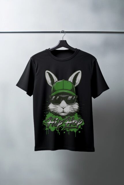 Oversize 24/1 Penye DTF Baskılı T-Shirt - DTF177