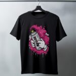 Oversize 24/1 Penye DTF Baskılı T-Shirt - DTF179