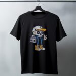 Oversize 24/1 Penye DTF Baskılı T-Shirt - DTF189