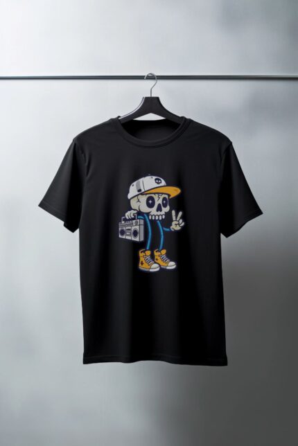 Oversize 24/1 Penye DTF Baskılı T-Shirt - DTF189