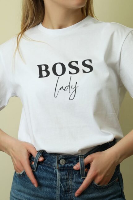 Oversize 24/1 Penye DTF Baskılı T-Shirt - DTF209