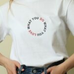 Oversize 24/1 Penye DTF Baskılı T-Shirt - DTF220