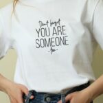 Oversize 24/1 Penye DTF Baskılı T-Shirt - DTF223