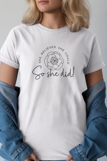 Oversize 24/1 Penye DTF Baskılı T-Shirt - DTF261