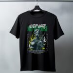 Oversize 24/1 Penye DTF Baskılı T-Shirt - DTF72