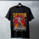 Oversize 24/1 Penye DTF Baskılı T-Shirt - DTF82