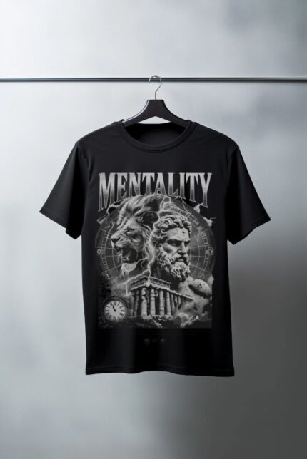 Oversize 24/1 Penye DTF Baskılı T-Shirt - DTF83