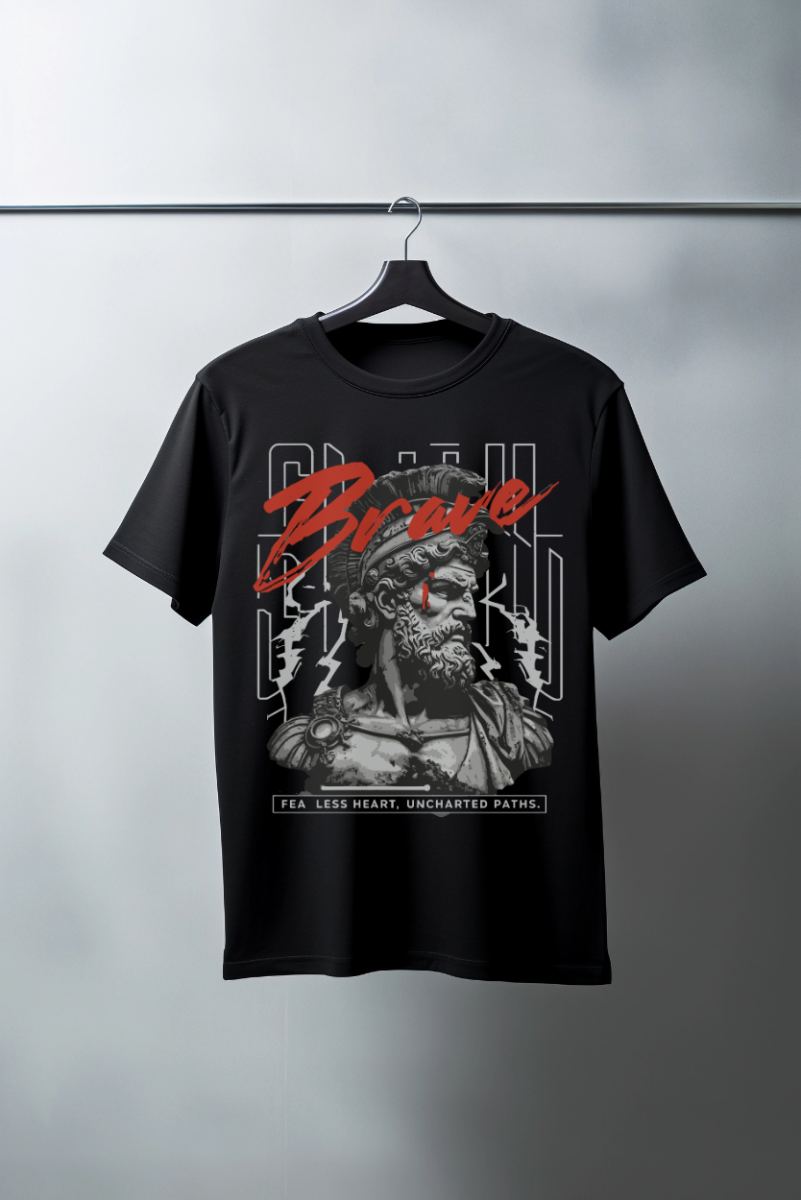 vlmr-dtf92_f03yk5itdl0pvbetd53q-1l44c2nf.jpg Oversize 24/1 Penye DTF Baskılı T-Shirt - DTF92 - Görsel 1
