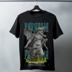 Oversize 24/1 Penye DTF Baskılı T-Shirt - DTF93