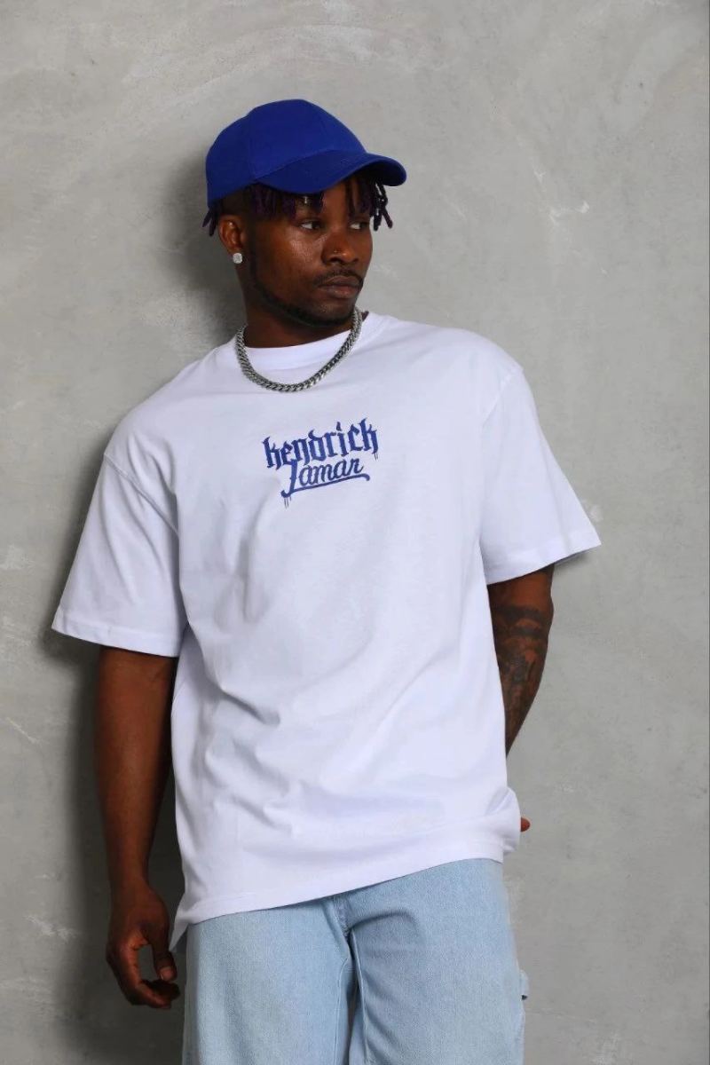 vlmrtr-10187_69b6741032550-21881142-sw853sh1280-3hka44lu.jpg Erkek Baskılı T-Shirt Kısa Kol Bisiklet Yaka Regular Fit Tişört - Beyaz - Görsel 1