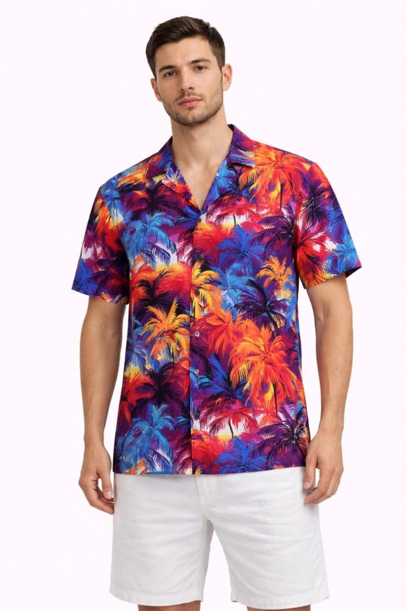 vlmrtr-10354_69cd612ac29cd-10864015-sw853sh1280-3um3y5ct.jpg Tropikal Desenli Gömlek Hawaii Tarz - Desenli - Görsel 1