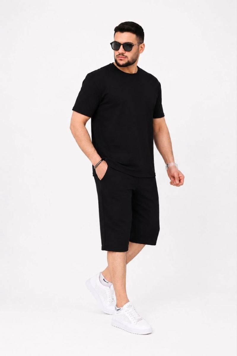 vlmrtr-10866_erkek-alt-ust-takim-iki-iplik-kumas-bisiklet-yaka-tisort-cepli-diz-alti-sort-siyah-85945173-sw852sh1280-1zt10kkz.jpg Erkek Alt Üst Takım İki İplik Kumaş Bisiklet Yaka Tişört Cepli Diz Altı Şort - Siyah - Görsel 1