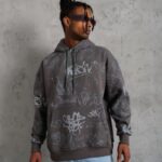 3 İplik Pamuklu Kapüşonlu Kanguru Cepli Sweatshirt Hoodie - Gri