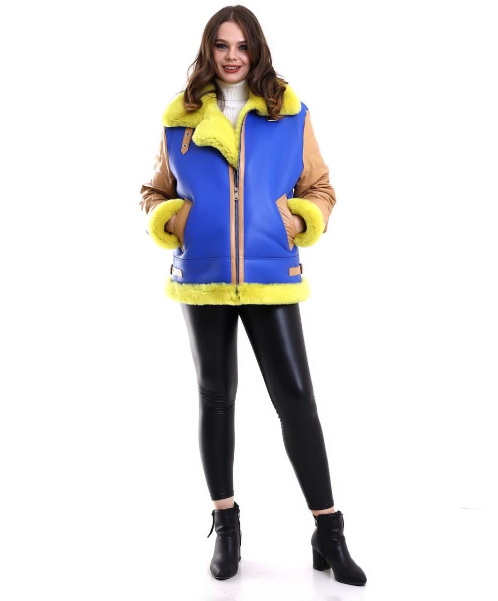 vlmrtr-2584_sari-lacivert-olan-kurk-73167010-sw1059sh1280-bv9sz6yr.jpg Premium Doğal Koyun Derisi Pilot Kürk - Sarı - Görsel 1