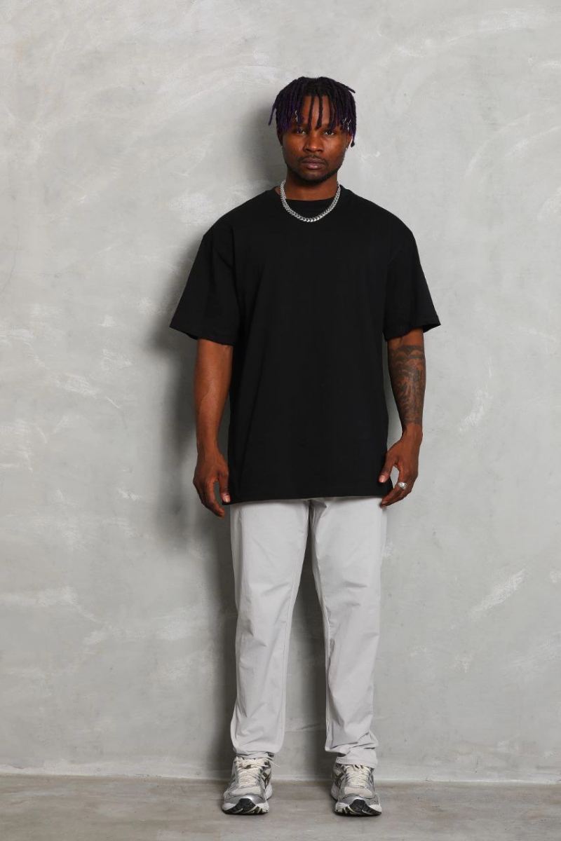 vlmrtr-3857_erkek-20-1-penye-duz-t-shirt-siyah-91585021-sw853sh1280-2ci6eq76.jpg Erkek Düz Yazlık Kısa Kol Tişört Bisiklet Yaka Oversize T-Shirt - Siyah - Görsel 1
