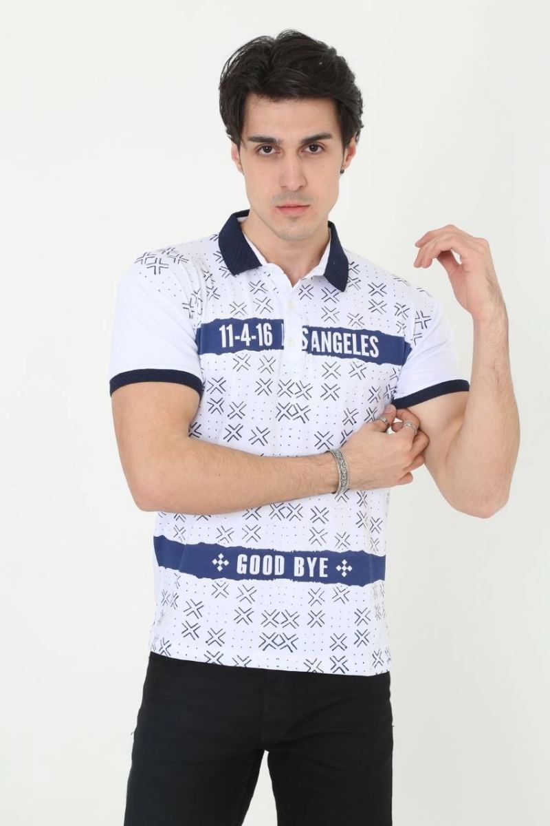 vlmrtr-4561_erkek-yakali-slim-fit-baskili-t-shirt-beyaz-1478699-sw853sh1280-2i1ta35v.jpg Erkek Polo Yaka Tişört Slim Fit Baskılı Kısa Kol T-Shirt - Beyaz - Görsel 1