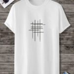 Baskılı Oversize T-Shirt - Beyaz