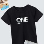 Erkek Çocuk Baskılı T-Shirt - Siyah