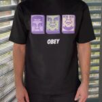 ERKEK Bisiklet Yaka Baskılı Oversize Kısa kol T-Shirt - Siyah