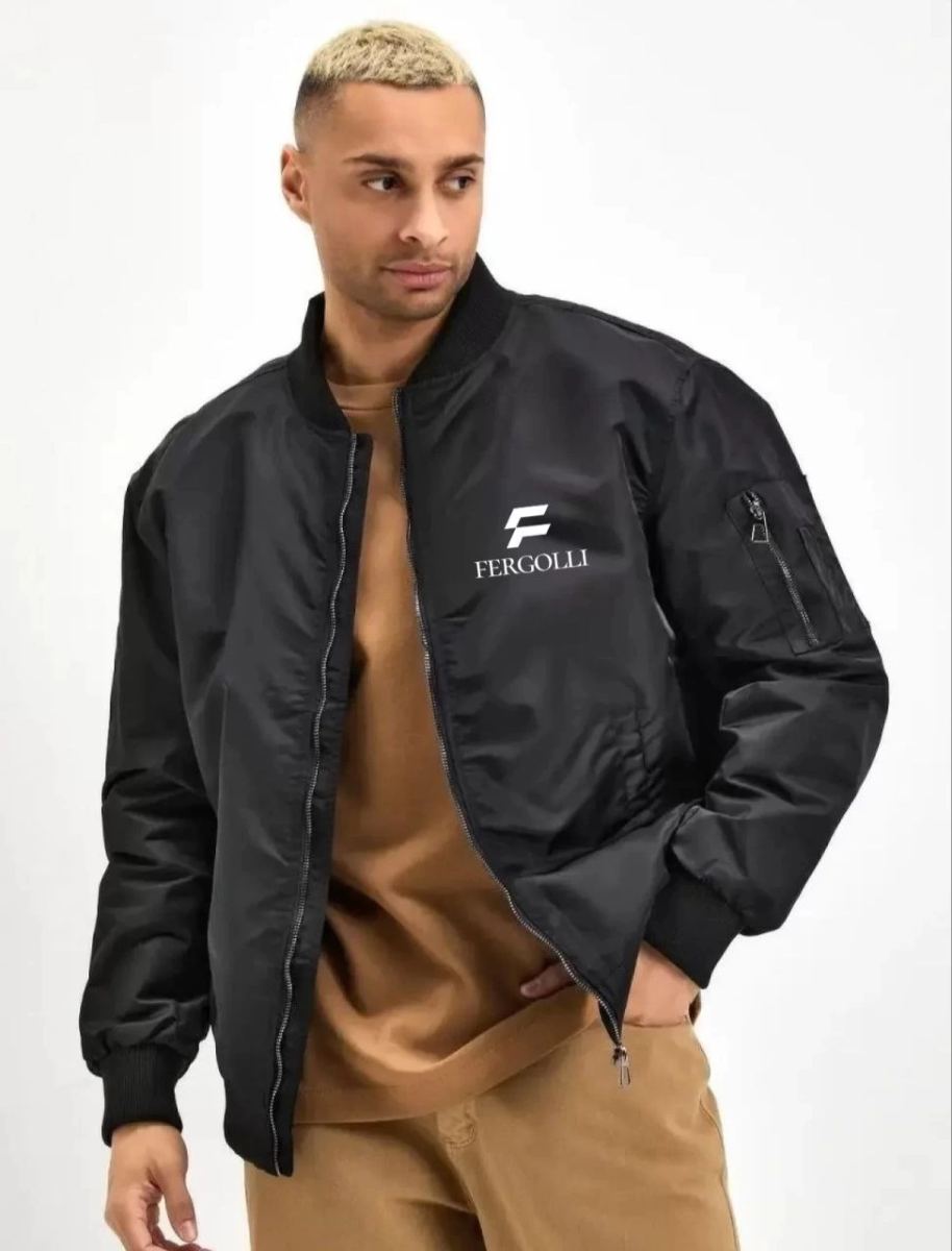 vlmrtr-5950_unisex-uzun-kol-baskili-bomber-ceket-siyah-66818884-sw975sh1280-we8o5lfv.jpg Siyah Bomber Mont Fergolli Logo Baskılı Fermuarlı Cepli Kapitone Astarlı - Siyah - Görsel 1