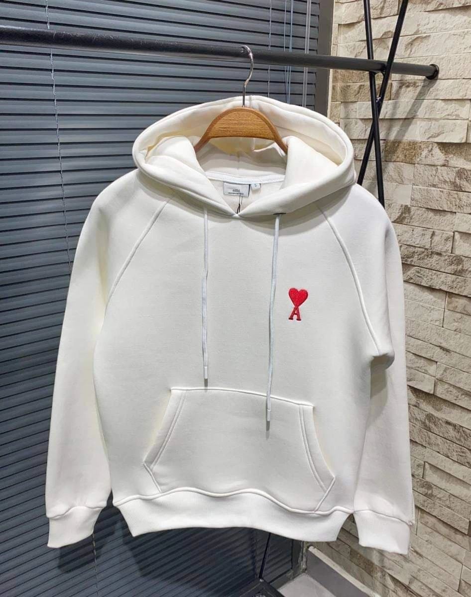 vlmrtr-6248_unisex-kapsonlu-baskili-sweetshirt-beyaz-58432057-sw946sh1200-3sr19tgx.jpg Oversize Kapüşonlu Cepli KALP Baskılı 3 İplik Pamuklu Hoodie Sweatshirt - Beyaz - Görsel 1