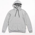Kadın Kapüşonlu Kanguru Cepli 3 İplik Pamuklu Oversize Hoodie Sweatshirt -  Gri