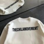 3 iplik pamuklu Kışlık Bisiklet Yaka Oversize Baskılı SweatShirt - Beyaz